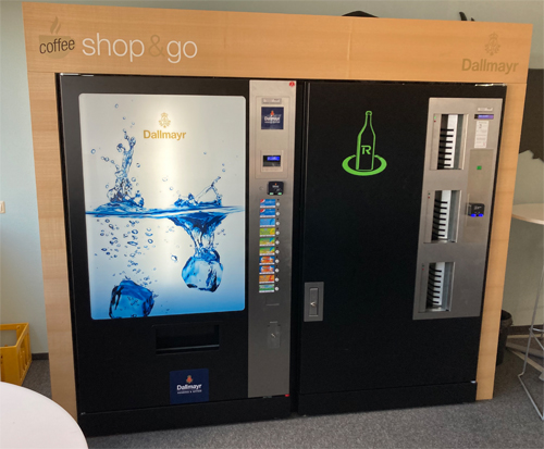 Automatenverkleidung Aluminium A2 nicht brennbar Esche