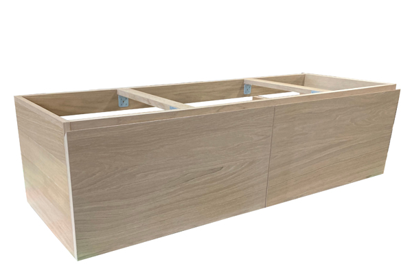 Bad Schubladenschrank Eiche weiß gebeizt