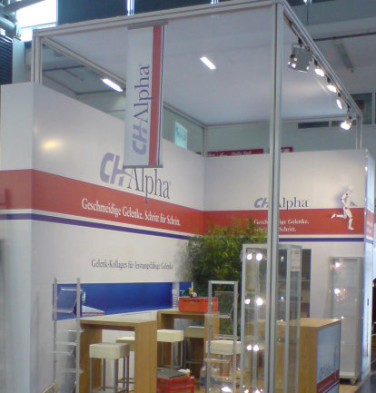 Messestand TKEUROPE 2008
Spanndecke, Theke, St�hle, Vitrinen...