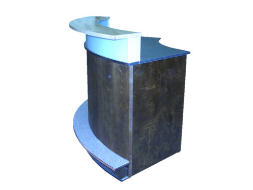 Theke Groningen mit beleuchtbarem Board und Fu�tritt im Sudhausnachbau