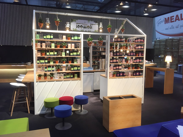 Doppelstockmessestand Dallmayr mit Teehaus ca. 230m�