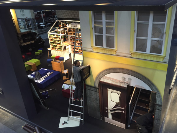 Doppelstockmessestand Dallmayr mit Teehaus ca. 230m�