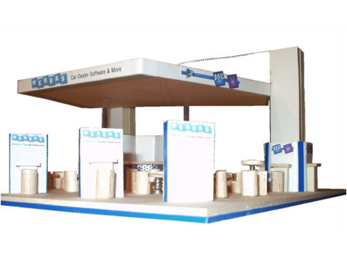 Modell Messestand Werbas