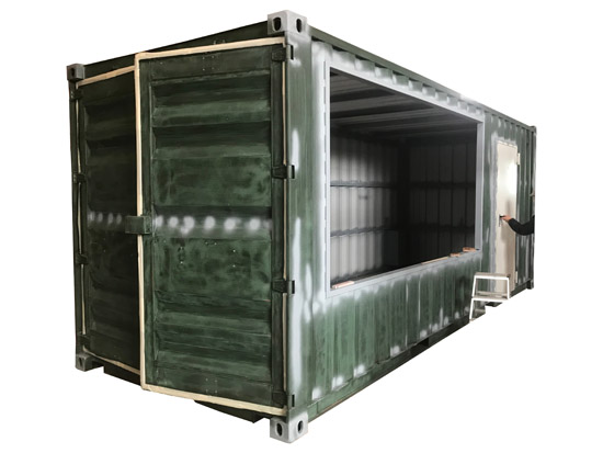 Verkaufscontainer, Container Umbauten, Elektrik, Wasseranschl�sse, Gastroger�te, Transportservice, D�mmung, Unterkonstruktion