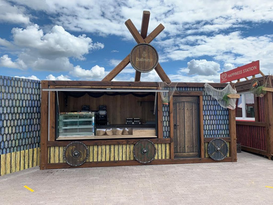 Verkaufscontainer, Container Umbauten, Gastroger�te, Transportservice, D�mmung, Unterkonstruktion