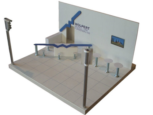 Modell Messestand Wolpert Modell und Formenbau