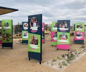 Bundesgartenschau Mannheim Präsentationswände Landfrauen Präsentation Landfrauenverband Württemberg-Baden e.V.